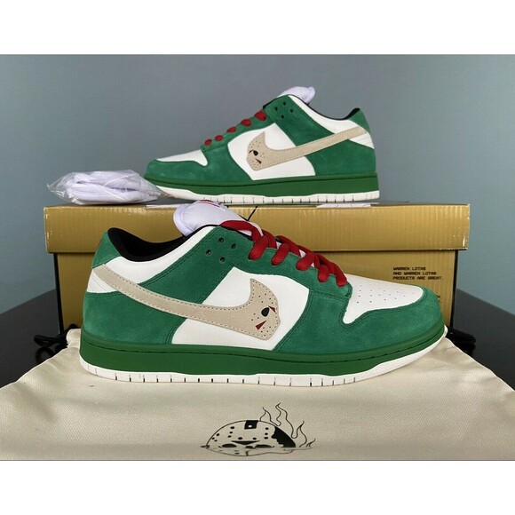 Other - NEW Warren Lotas Jason Toxic Green Dunk Low Sneakers Men's Size 8.5